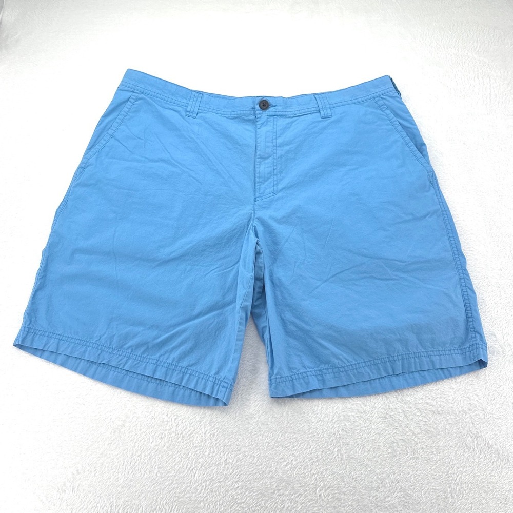 Columbia Mens Blue Cotton Chino Shorts‎ Size 42 Casual Outdoor Athletic Big Tall